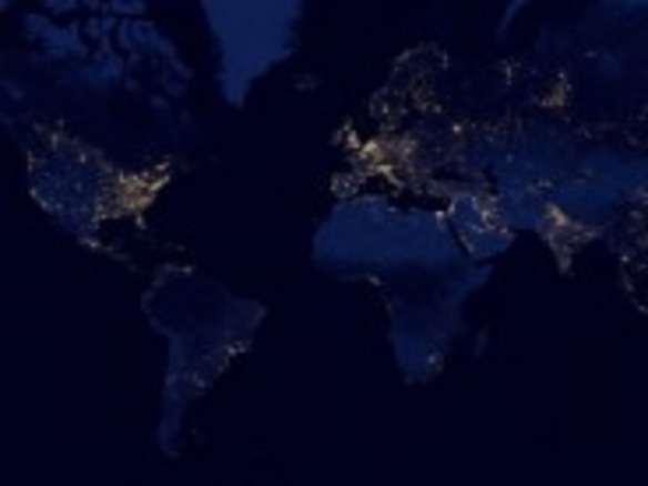 「Google Maps」、夜の地球が観察可能に